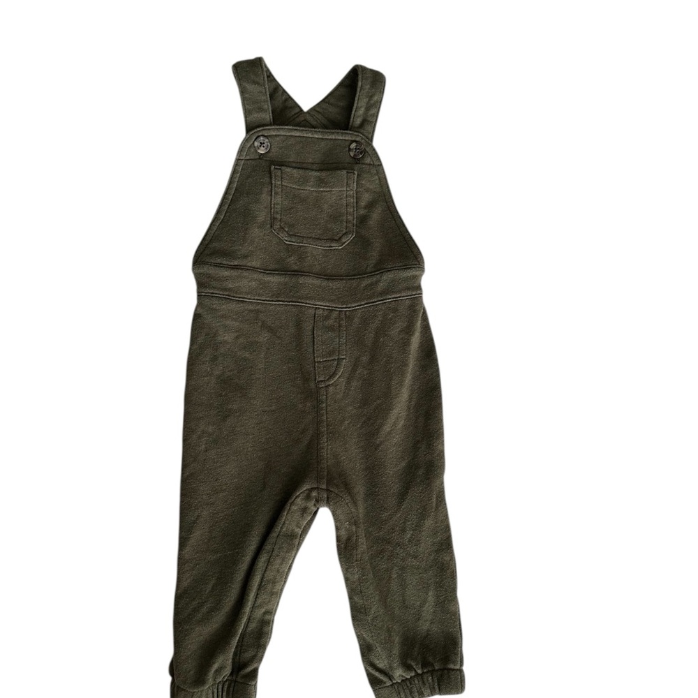 Old Navy 6-12 Month Forest Green Overalls